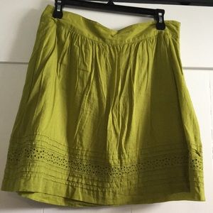 LOFT Green Skirt